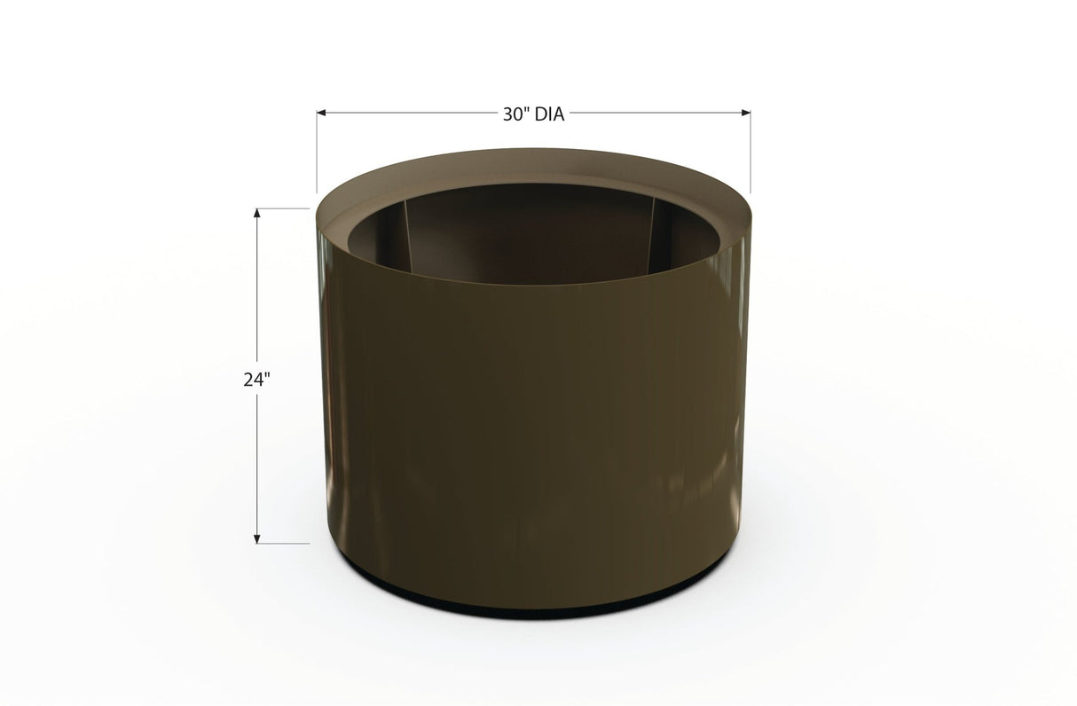 Aluminum Round Planter - Plantercraft