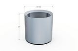 Aluminum Round Planter - Plantercraft