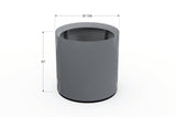Aluminum Round Planter - Plantercraft