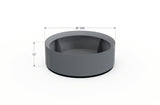 Aluminum Round Planter - Plantercraft