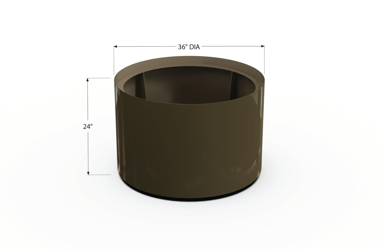 Aluminum Round Planter - Plantercraft