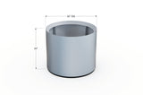 Aluminum Round Planter - Plantercraft