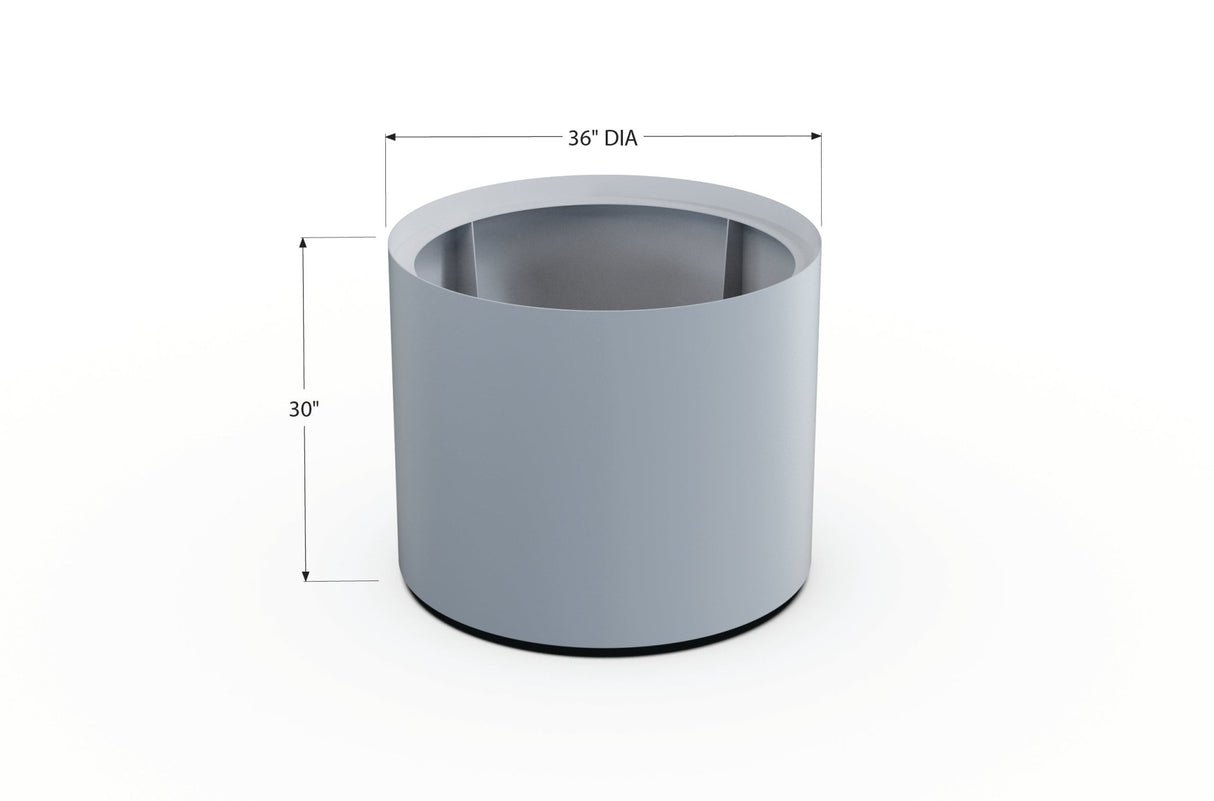 Aluminum Round Planter - Plantercraft