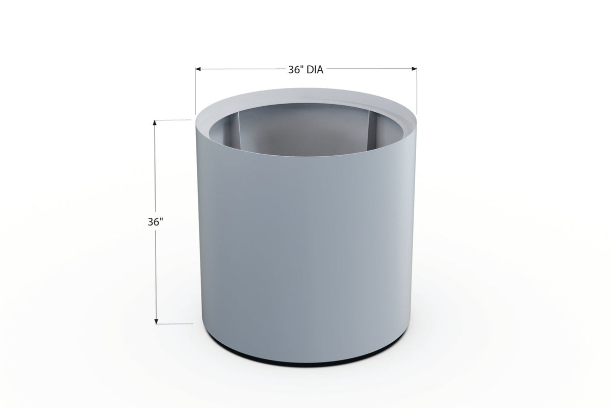 Aluminum Round Planter - Plantercraft