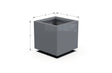 Aluminum Square & Cube Planter - Plantercraft