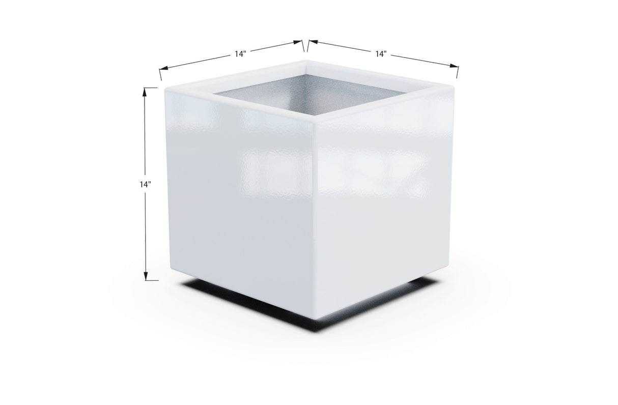Aluminum Square & Cube Planter - Plantercraft