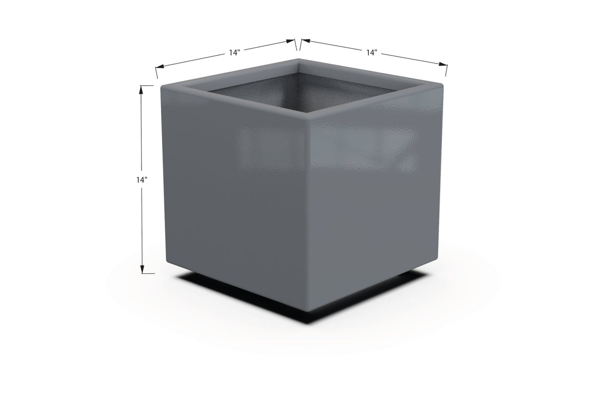 Aluminum Square & Cube Planter - Plantercraft
