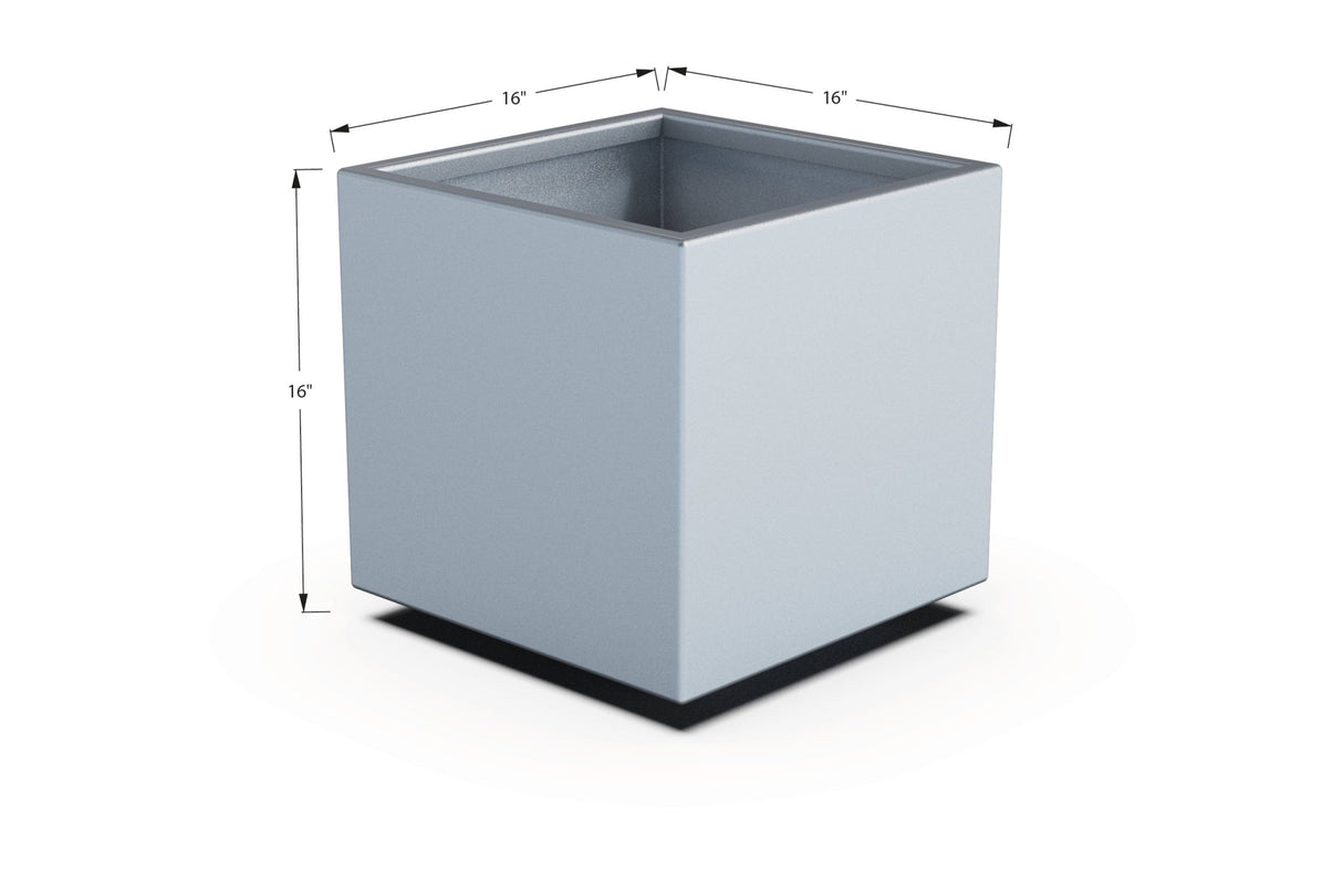Aluminum Square & Cube Planter - Plantercraft