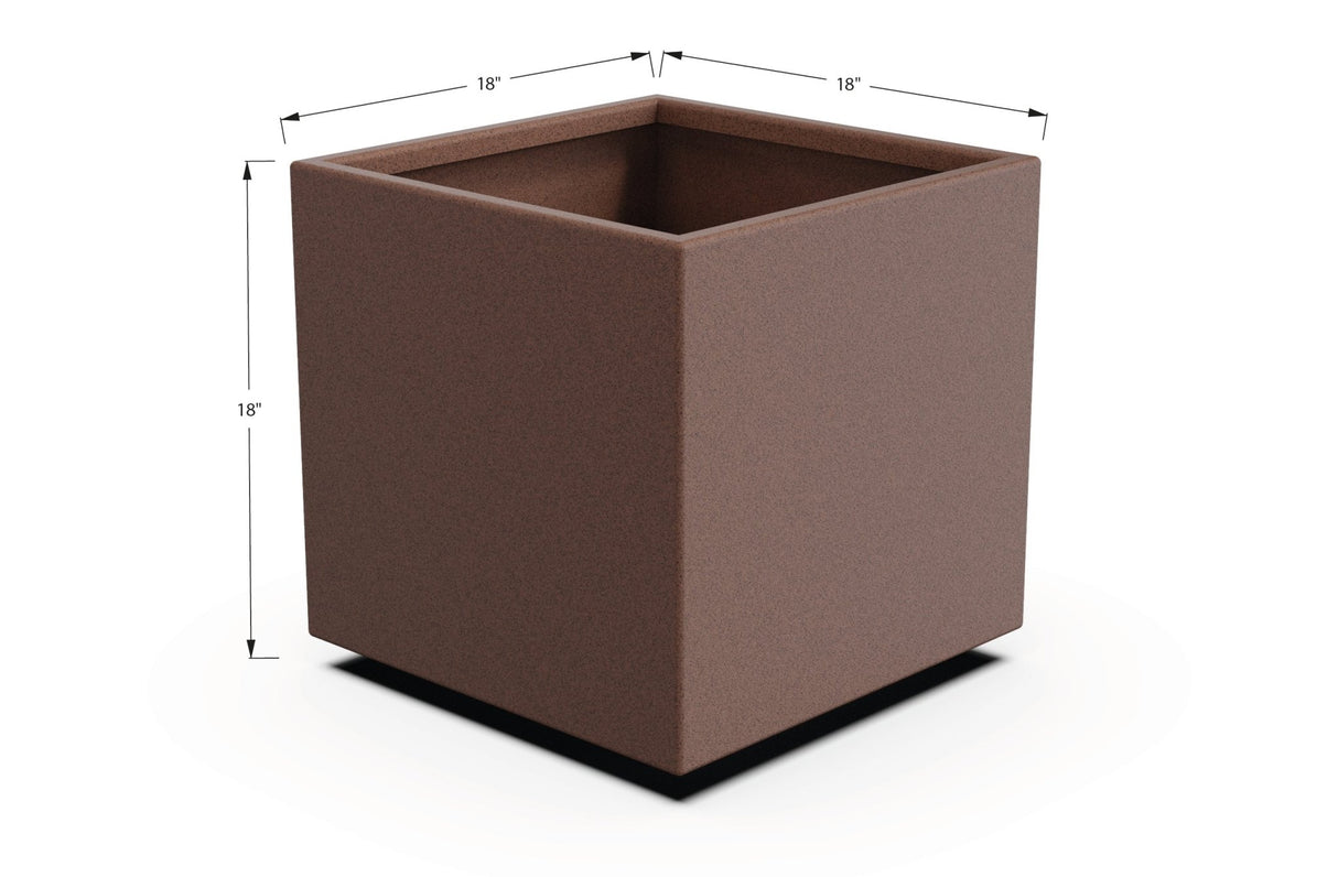 Aluminum Square & Cube Planter - Plantercraft
