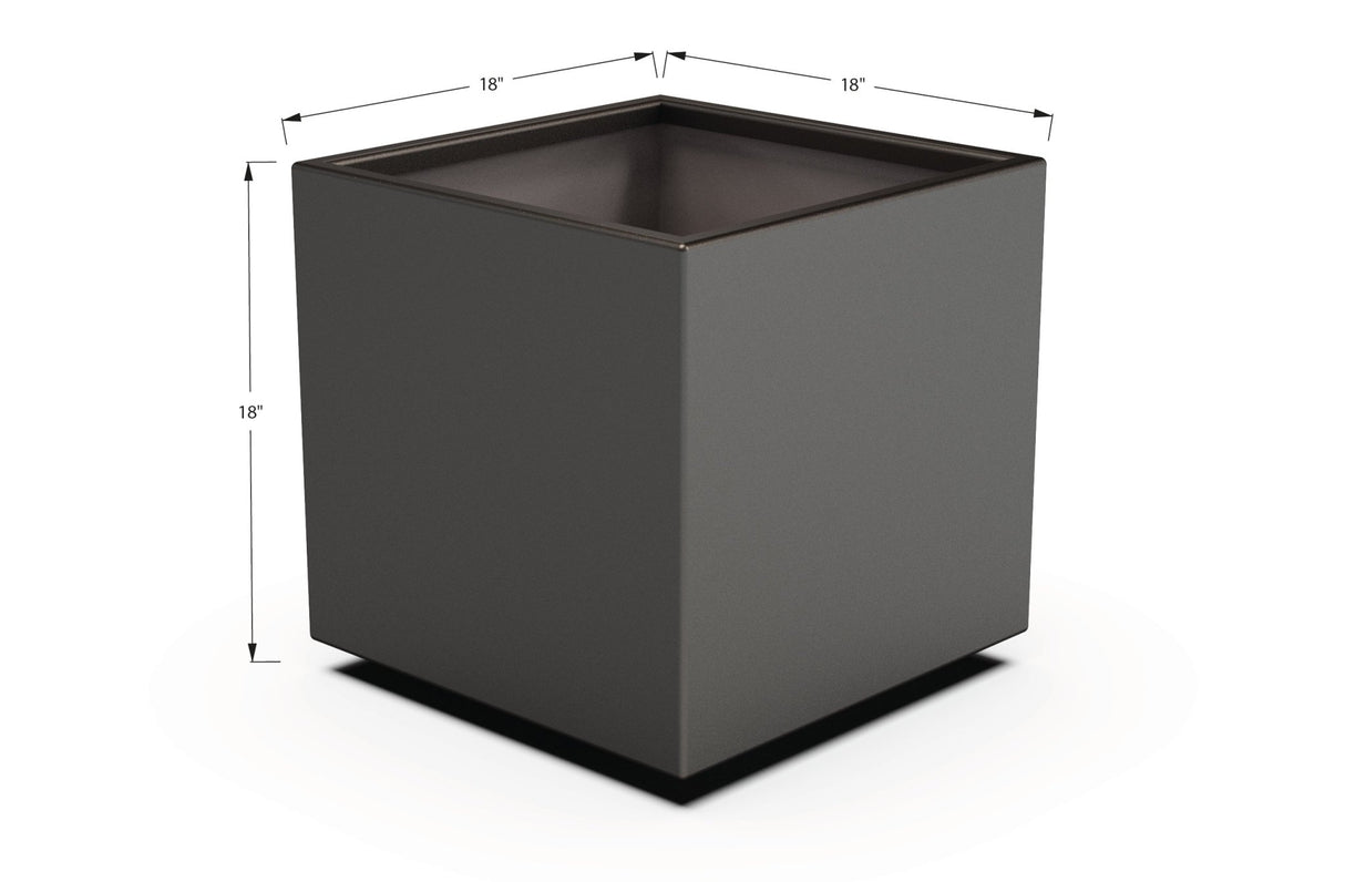 Aluminum Square & Cube Planter - Plantercraft