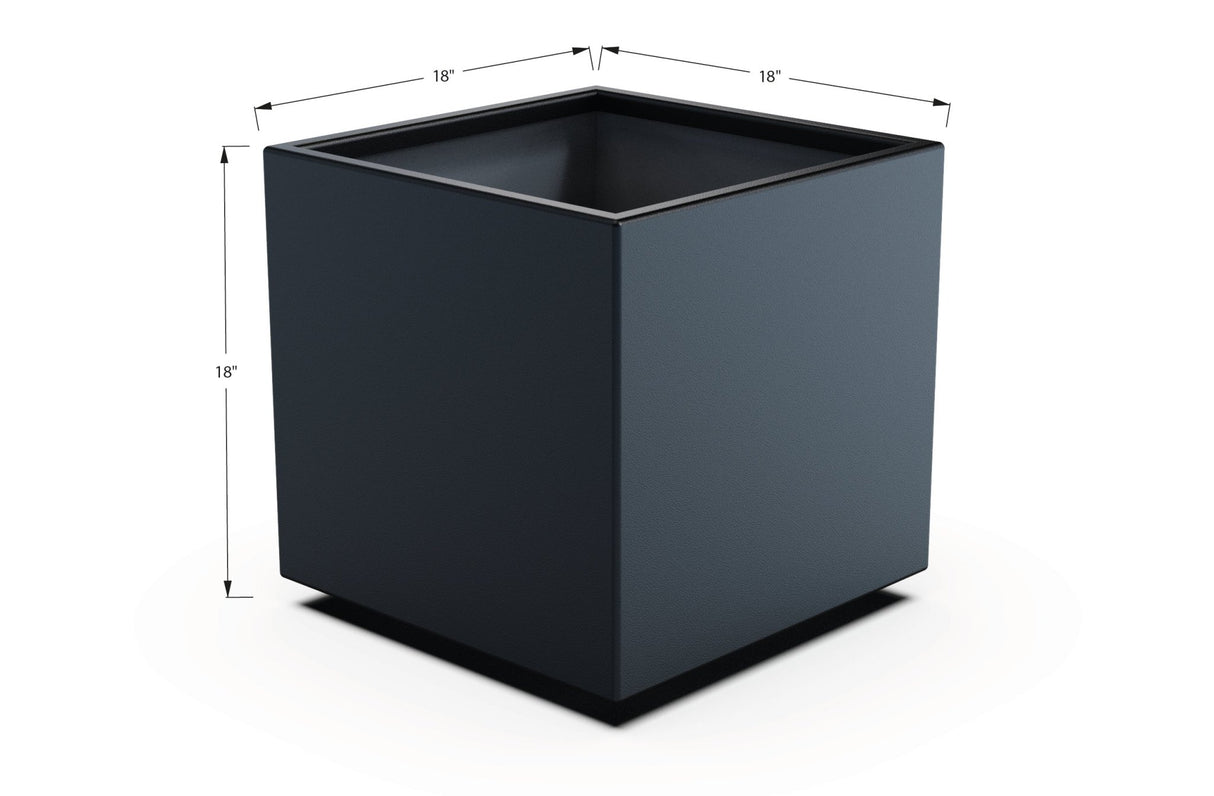 Aluminum Square & Cube Planter - Plantercraft