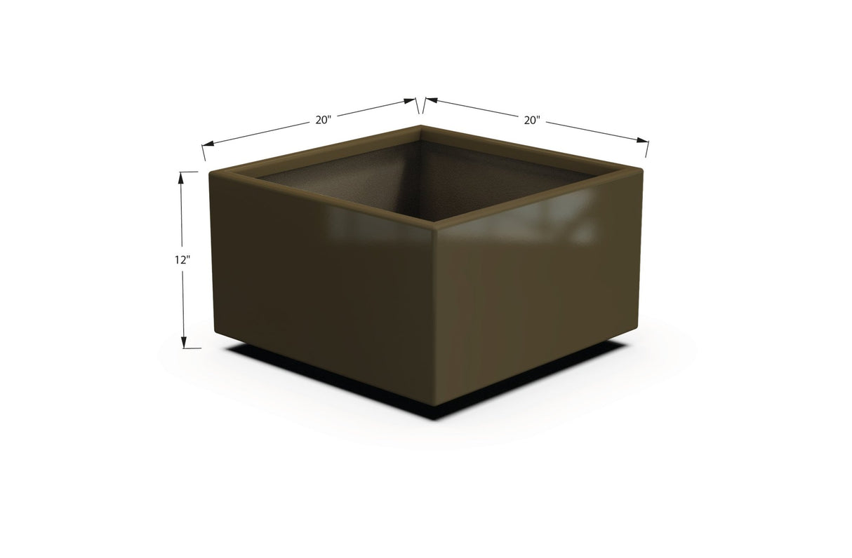 Aluminum Square & Cube Planter - Plantercraft