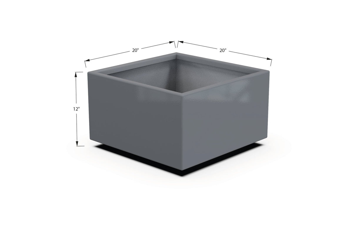 Aluminum Square & Cube Planter - Plantercraft