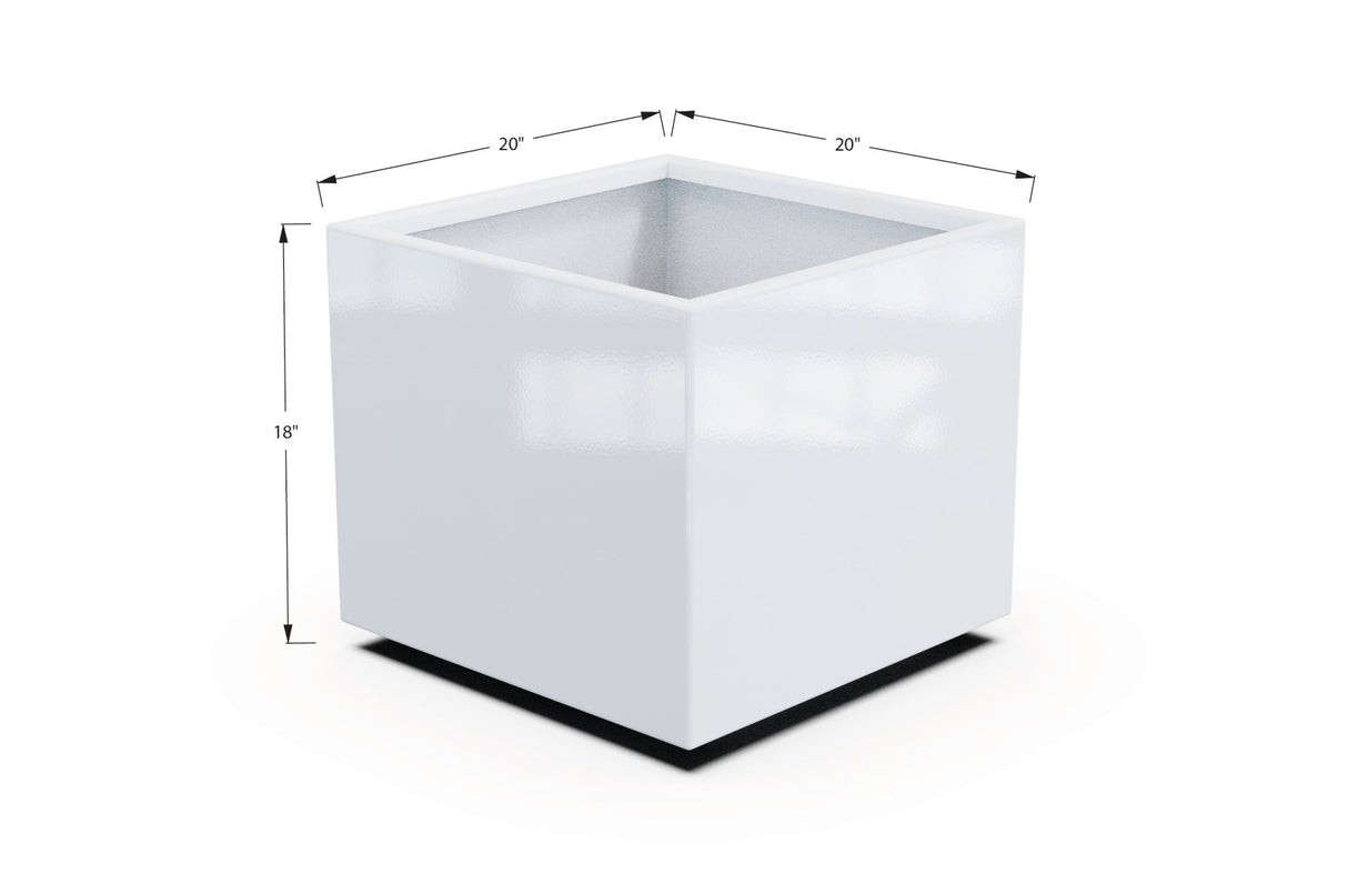 Aluminum Square & Cube Planter - Plantercraft
