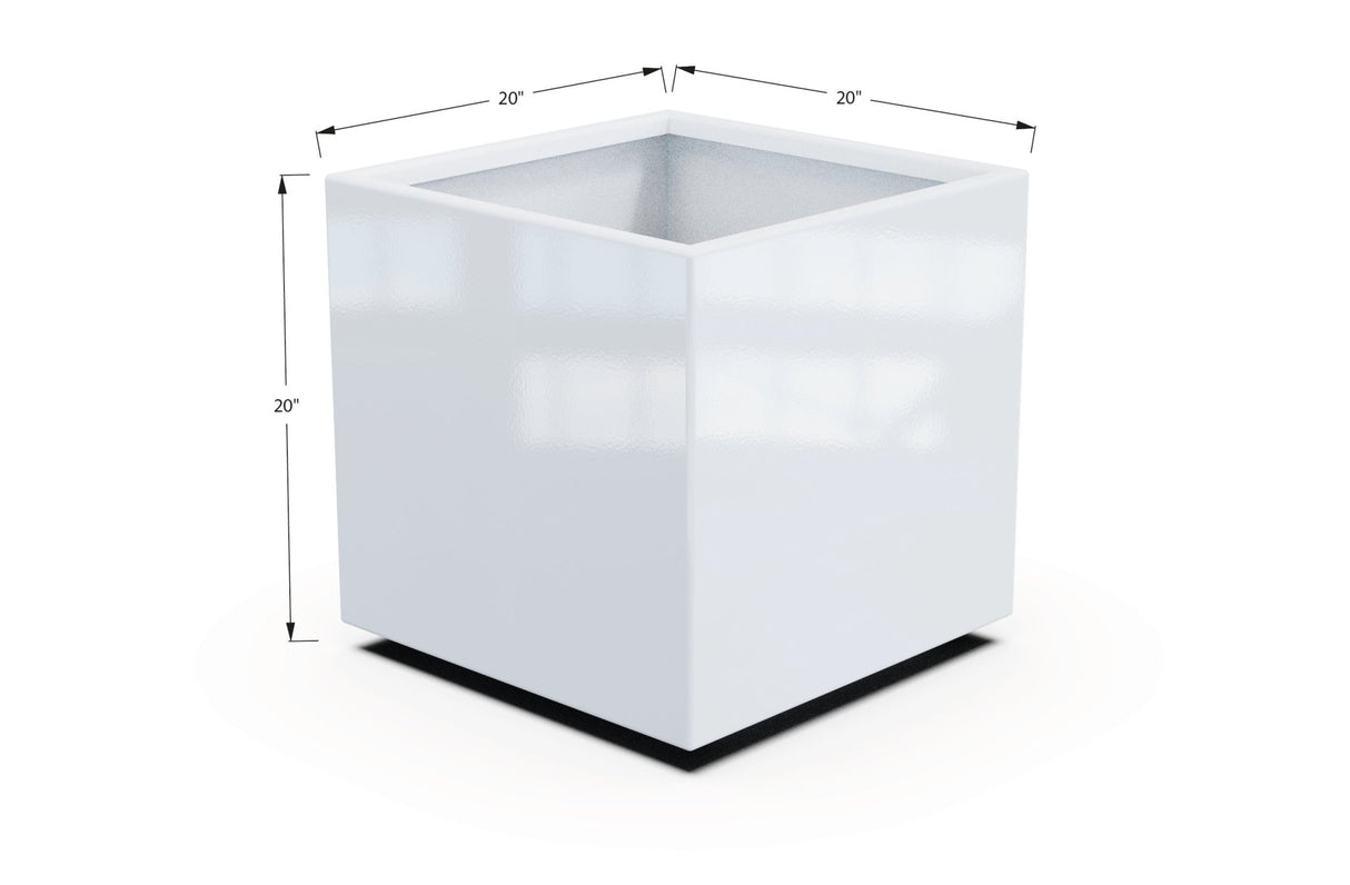 Aluminum Square & Cube Planter - Plantercraft