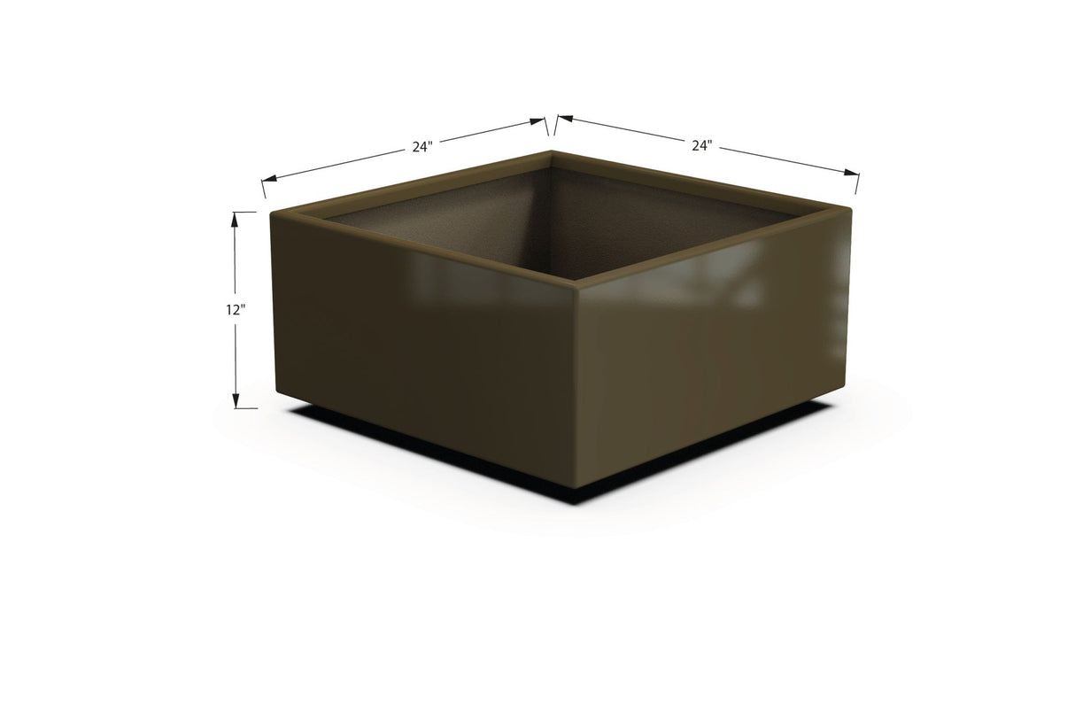 Aluminum Square & Cube Planter - Plantercraft