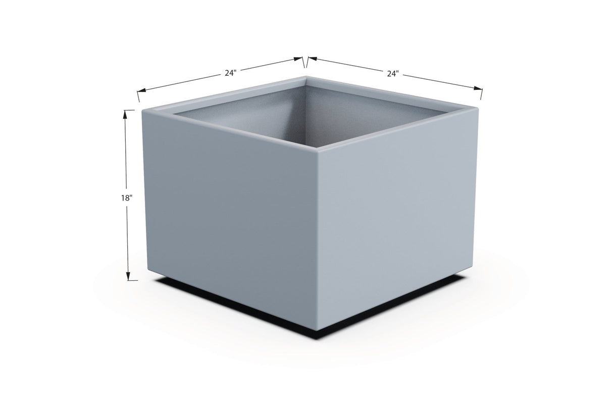 Aluminum Square & Cube Planter - Plantercraft