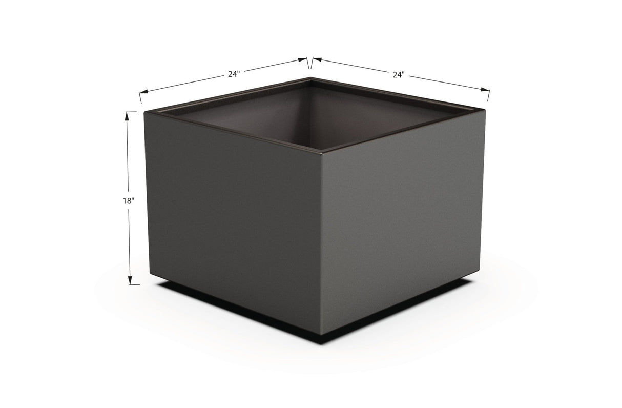 Aluminum Square & Cube Planter - Plantercraft