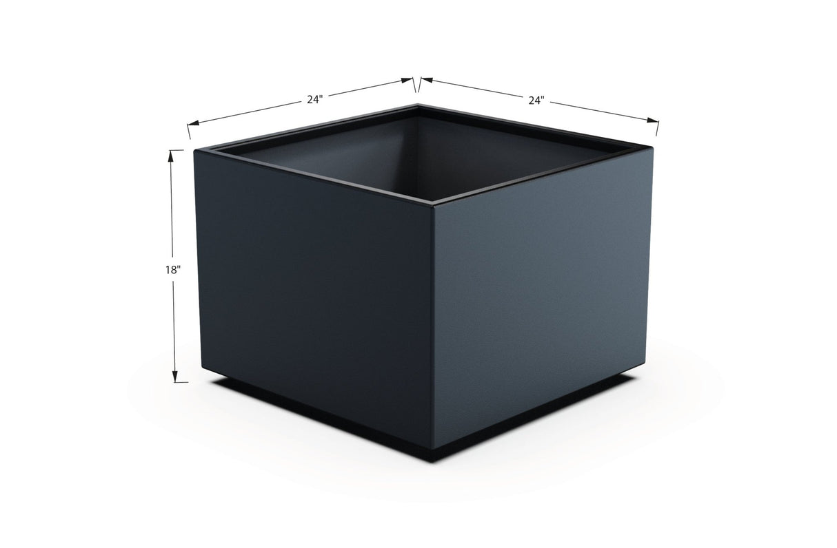 Aluminum Square & Cube Planter - Plantercraft