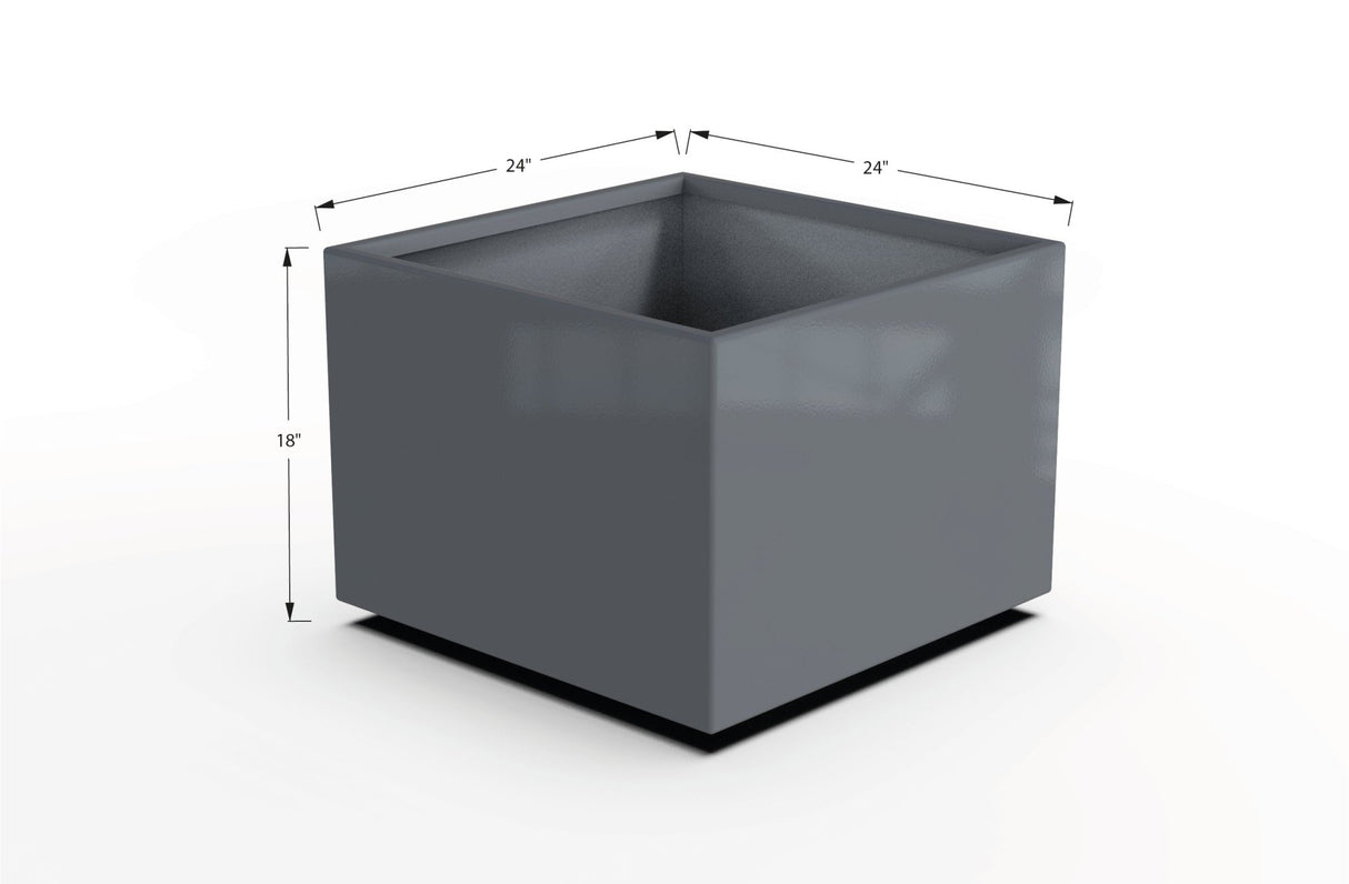 Aluminum Square & Cube Planter - Plantercraft