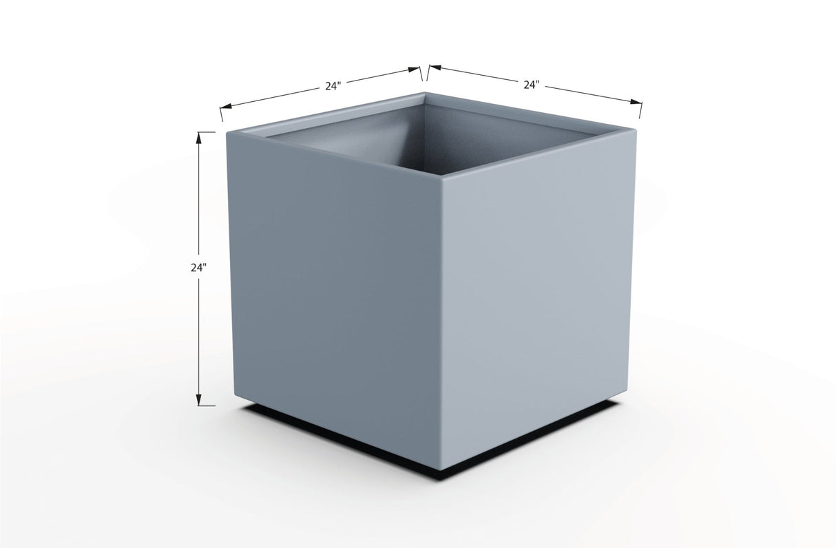 Aluminum Square & Cube Planter - Plantercraft