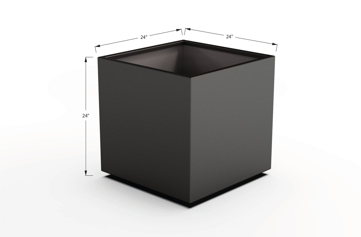 Aluminum Square & Cube Planter - Plantercraft