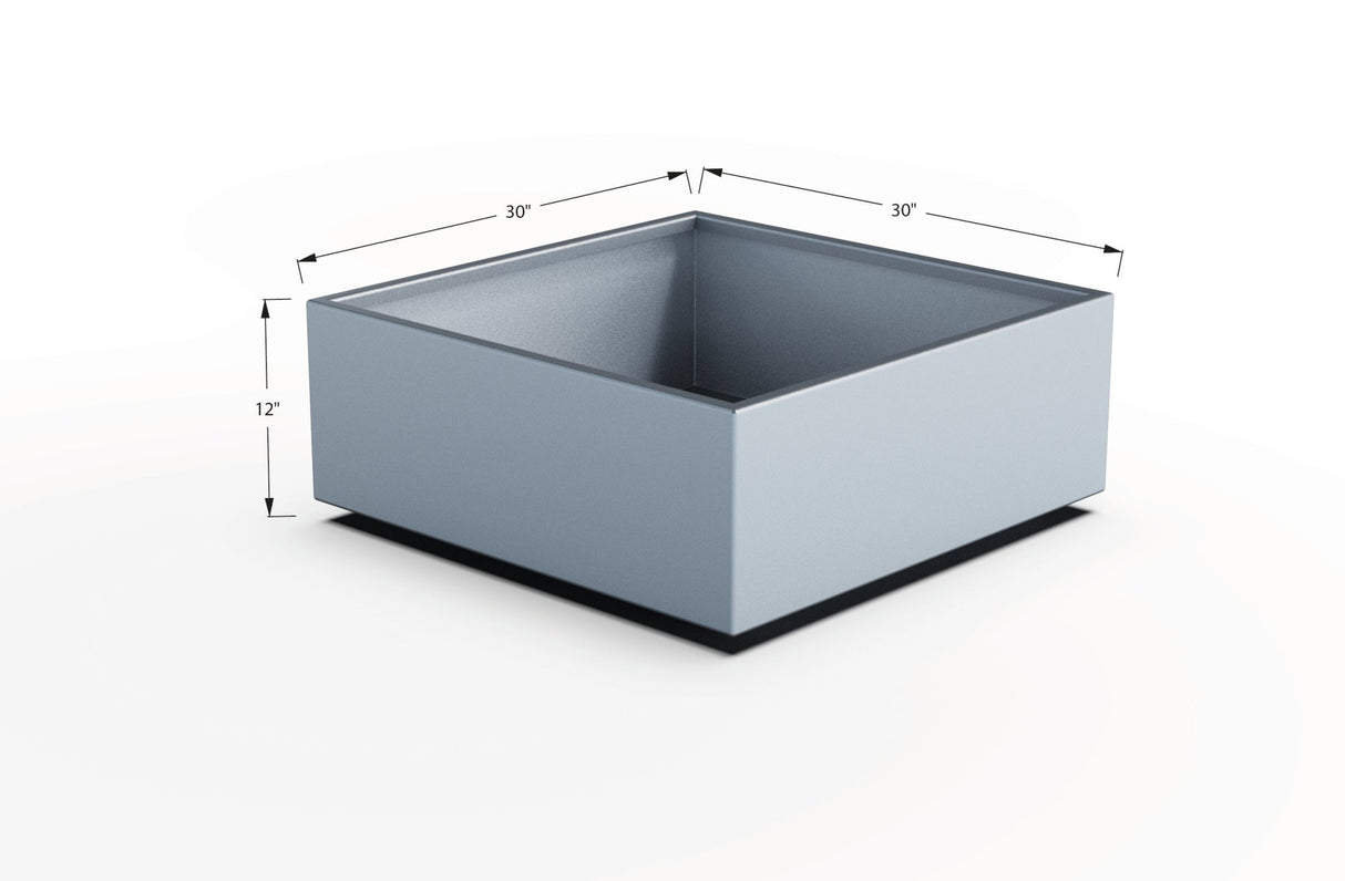 Aluminum Square & Cube Planter - Plantercraft