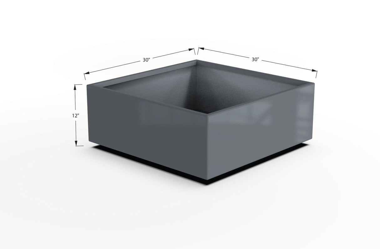 Aluminum Square & Cube Planter - Plantercraft