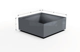 Aluminum Square & Cube Planter - Plantercraft