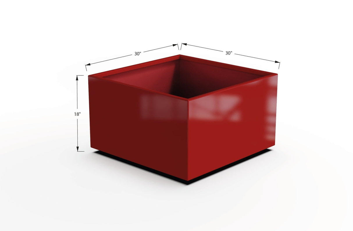 Aluminum Square & Cube Planter - Plantercraft