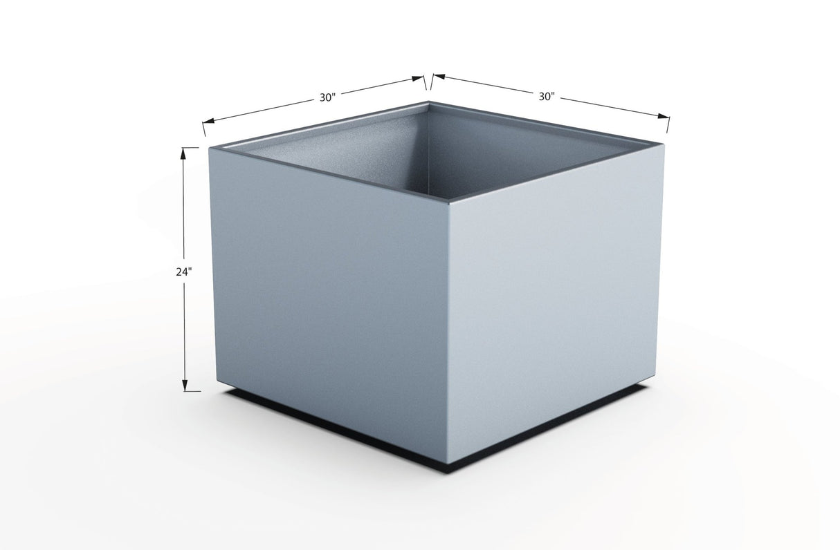 Aluminum Square & Cube Planter - Plantercraft