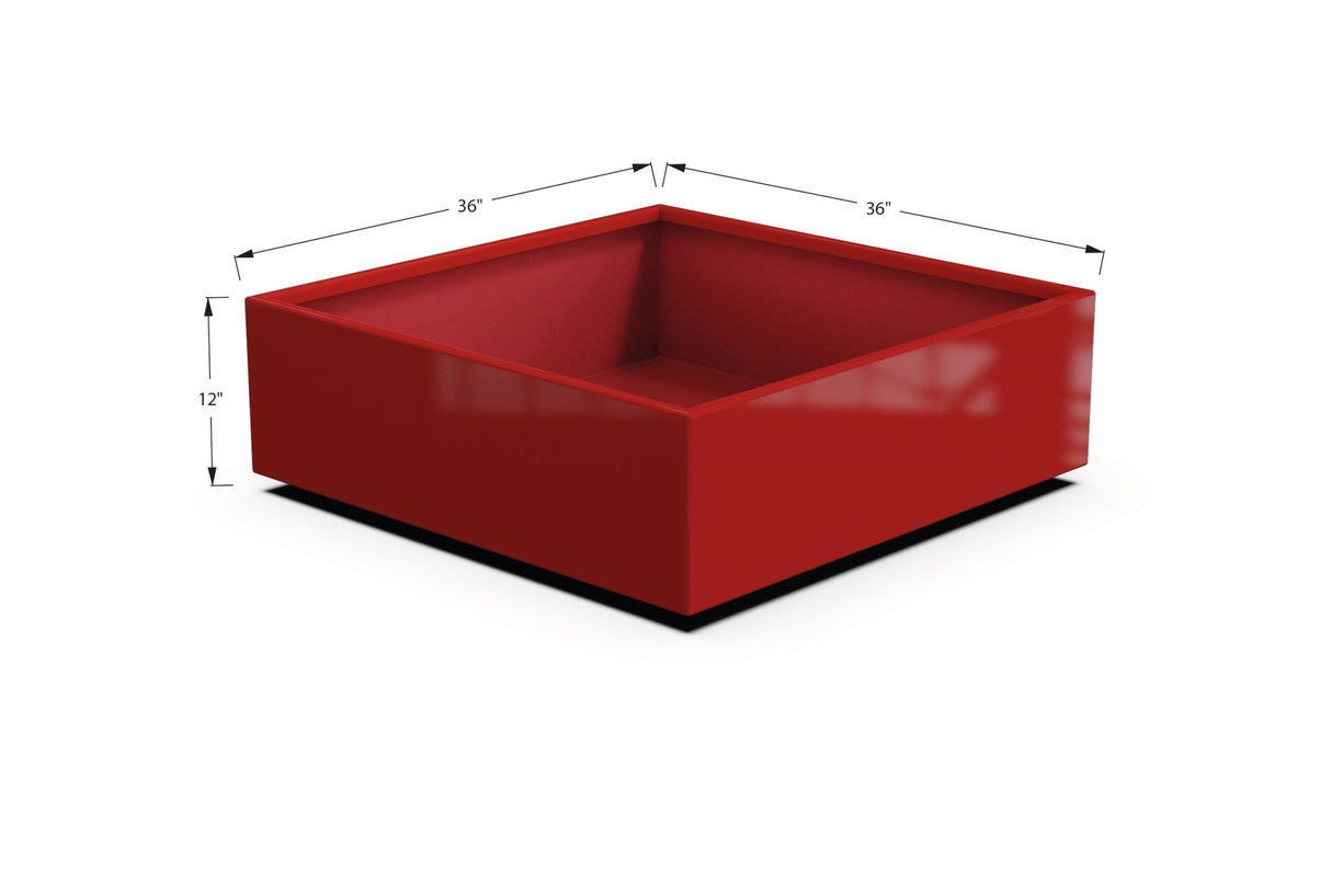 Aluminum Square & Cube Planter - Plantercraft