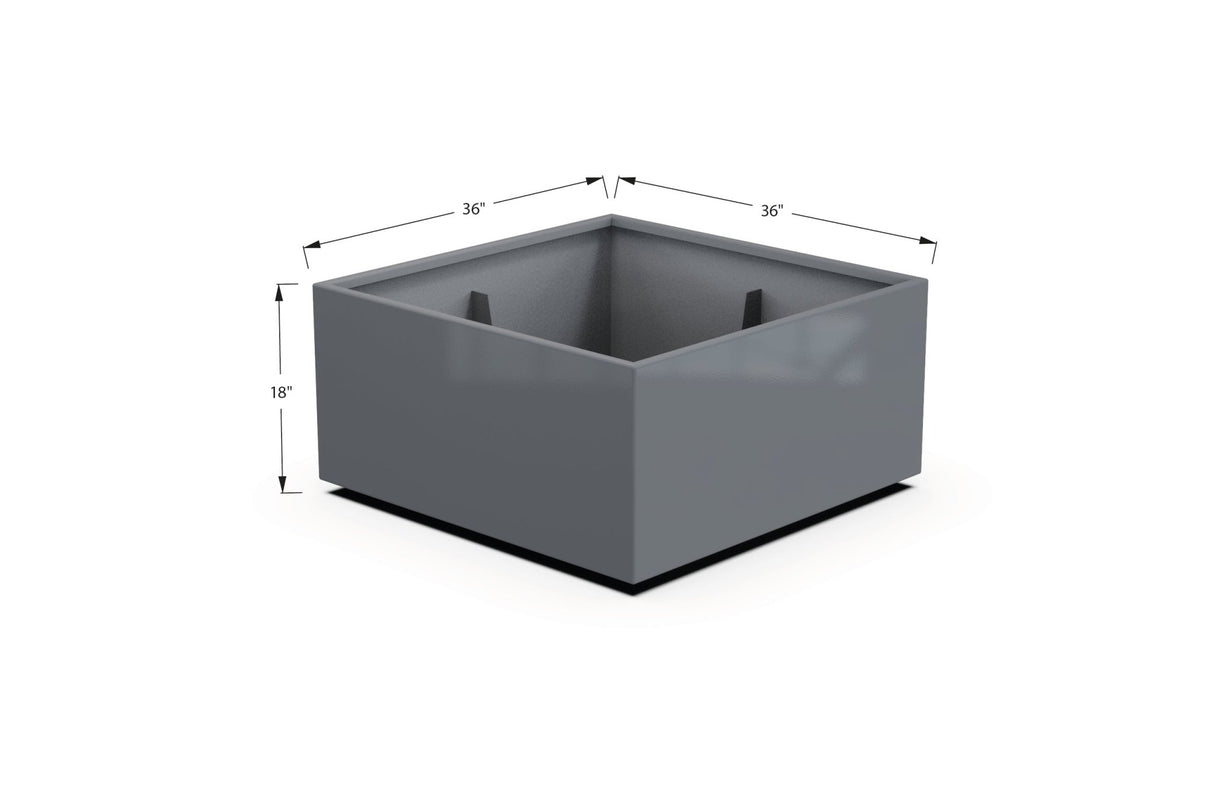 Aluminum Square & Cube Planter - Plantercraft
