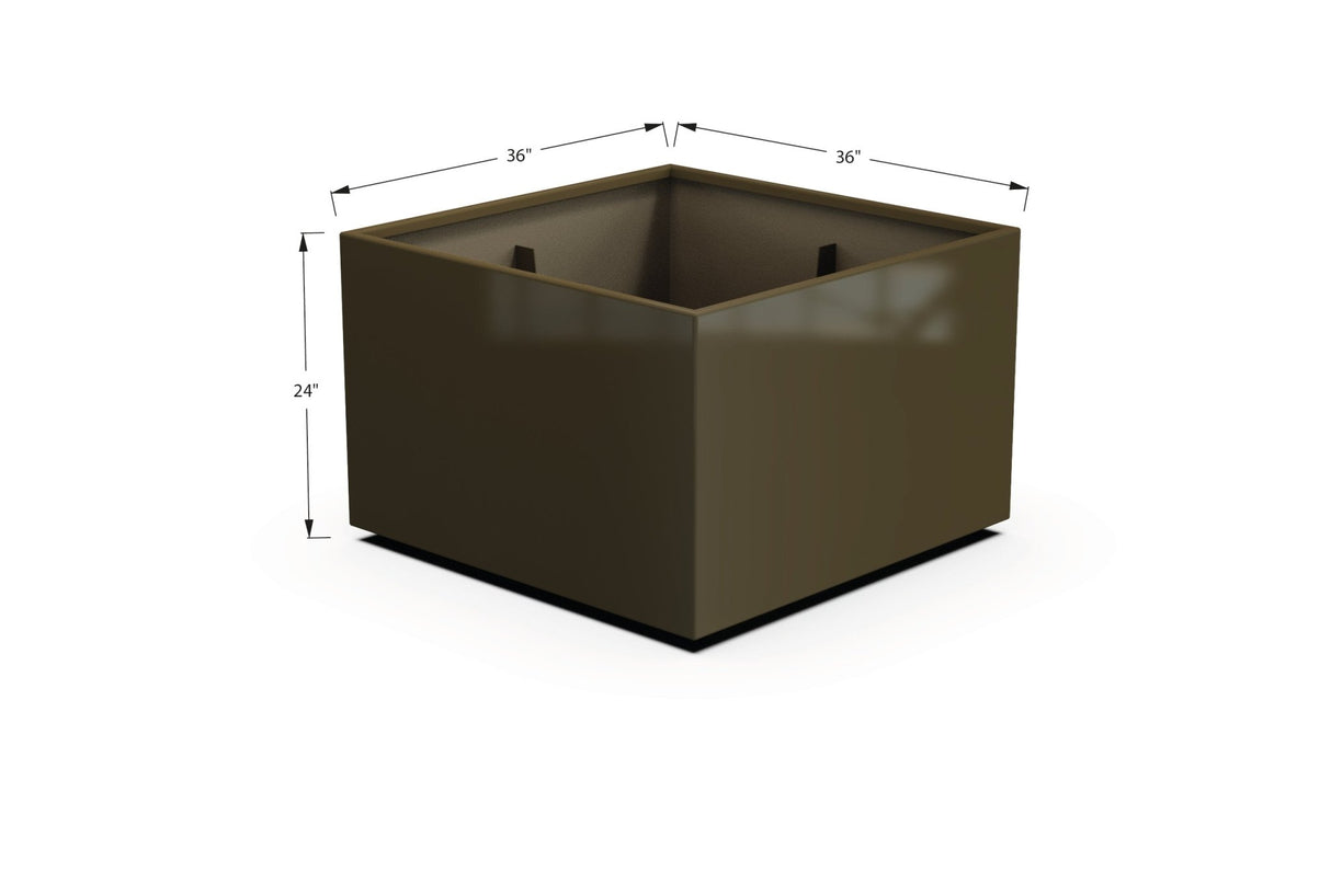 Aluminum Square & Cube Planter - Plantercraft