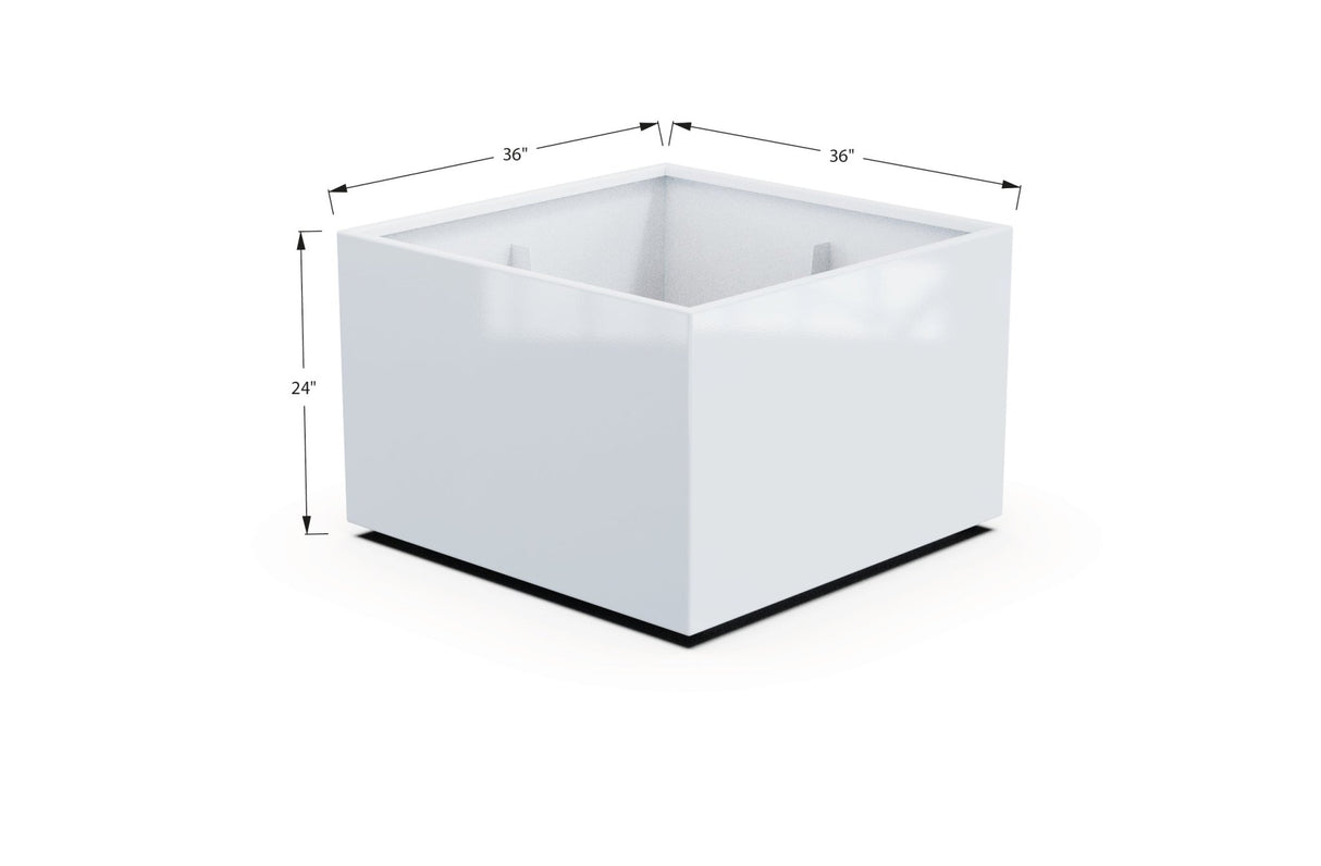 Aluminum Square & Cube Planter - Plantercraft