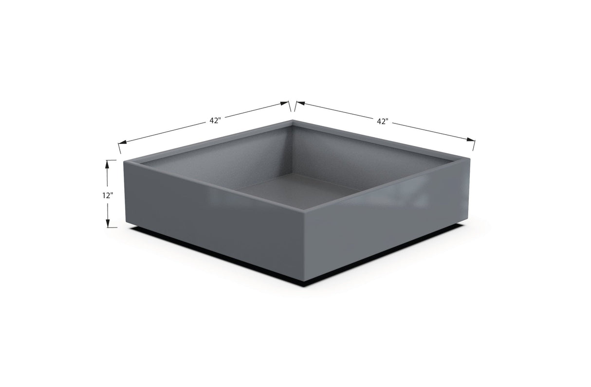 Aluminum Square & Cube Planter - Plantercraft