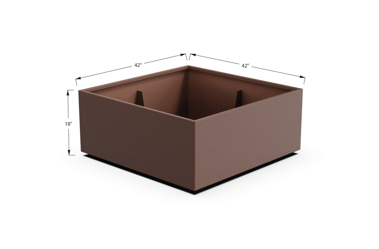 Aluminum Square & Cube Planter - Plantercraft