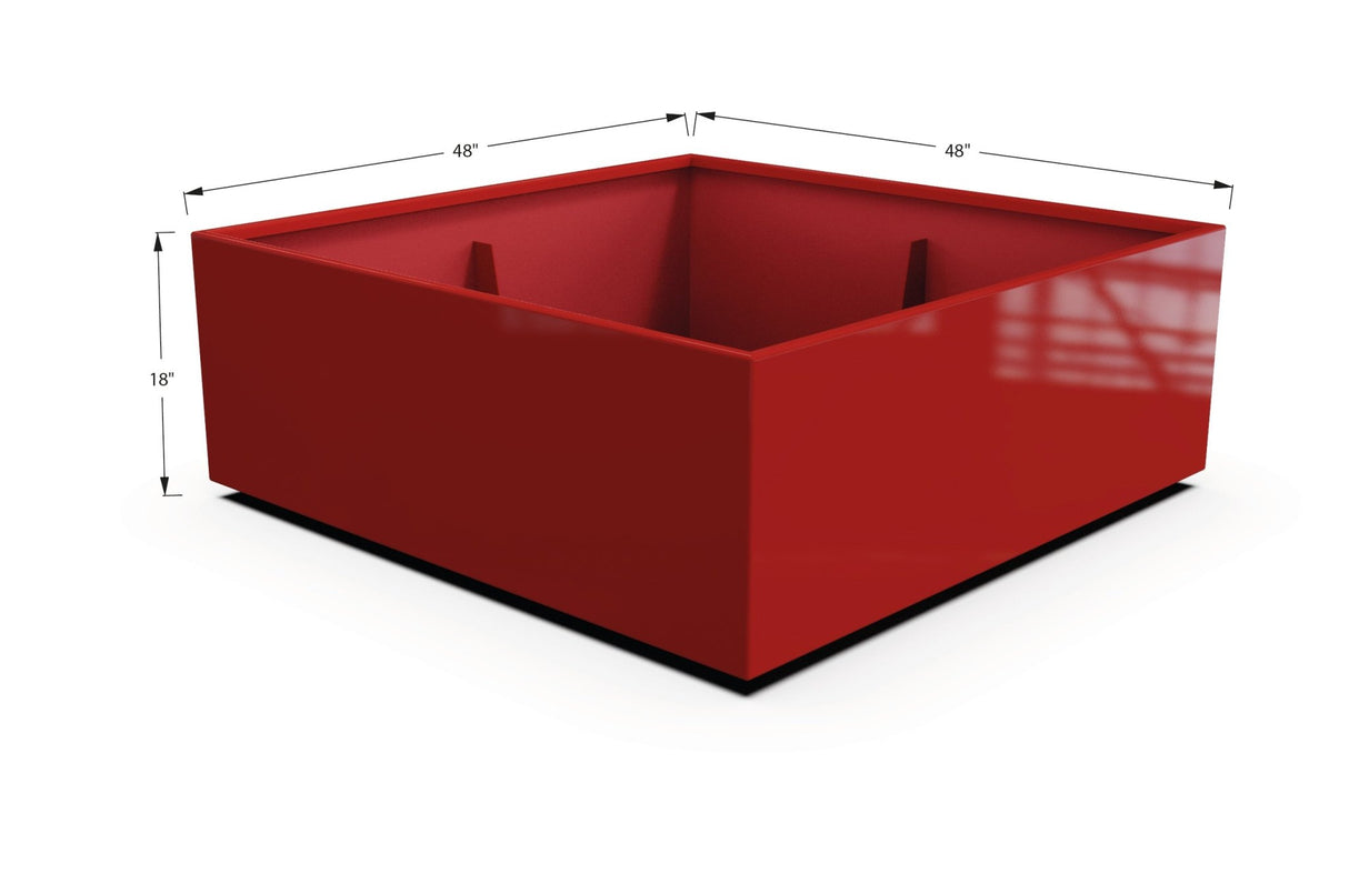 Aluminum Square & Cube Planter - Plantercraft