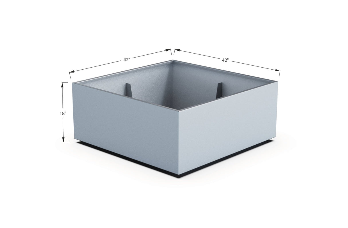 Aluminum Square & Cube Planter - Plantercraft