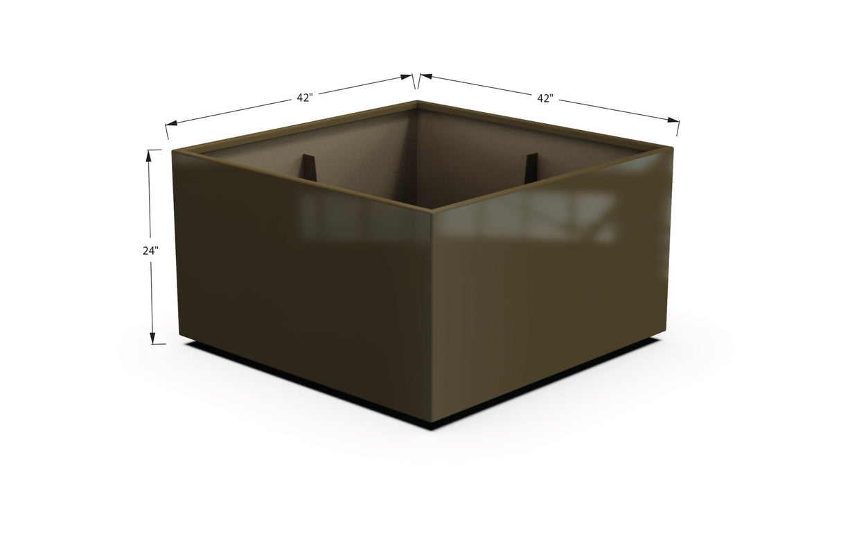 Aluminum Square & Cube Planter - Plantercraft