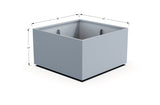 Aluminum Square & Cube Planter - Plantercraft