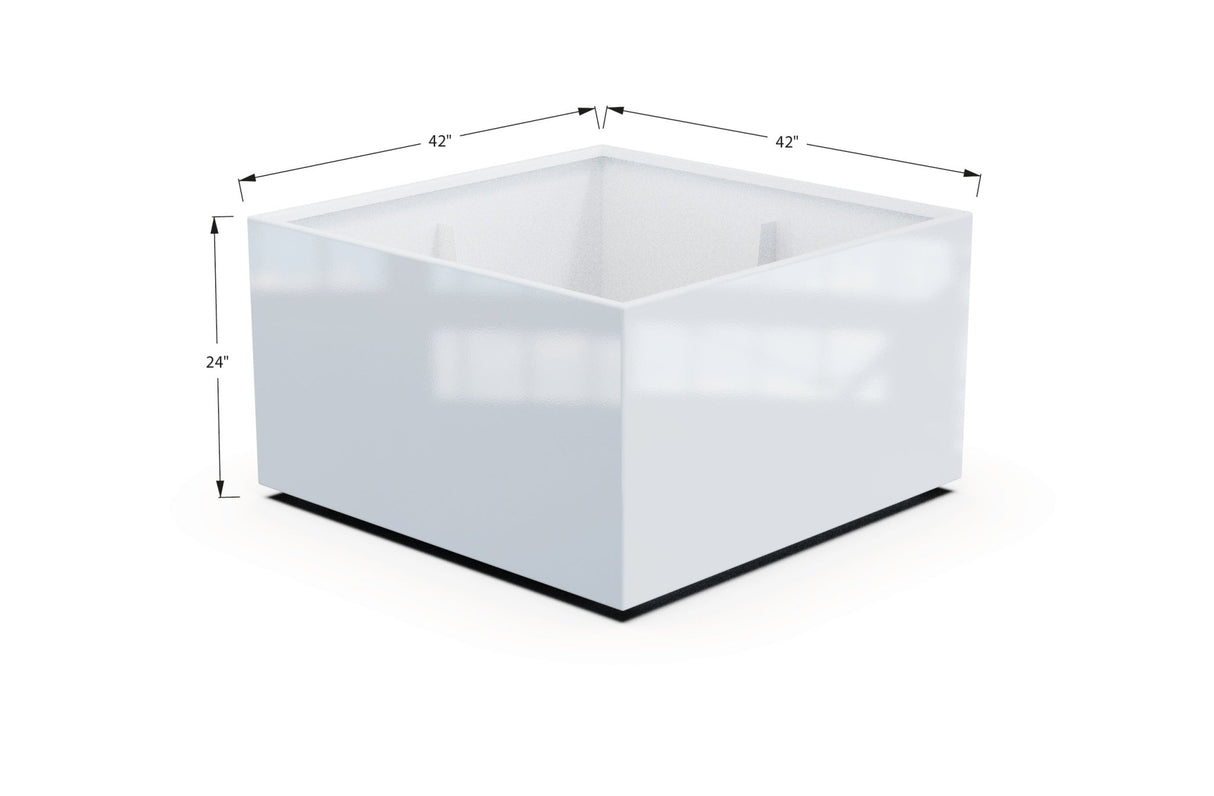 Aluminum Square & Cube Planter - Plantercraft