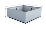 Aluminum Square & Cube Planter - Plantercraft