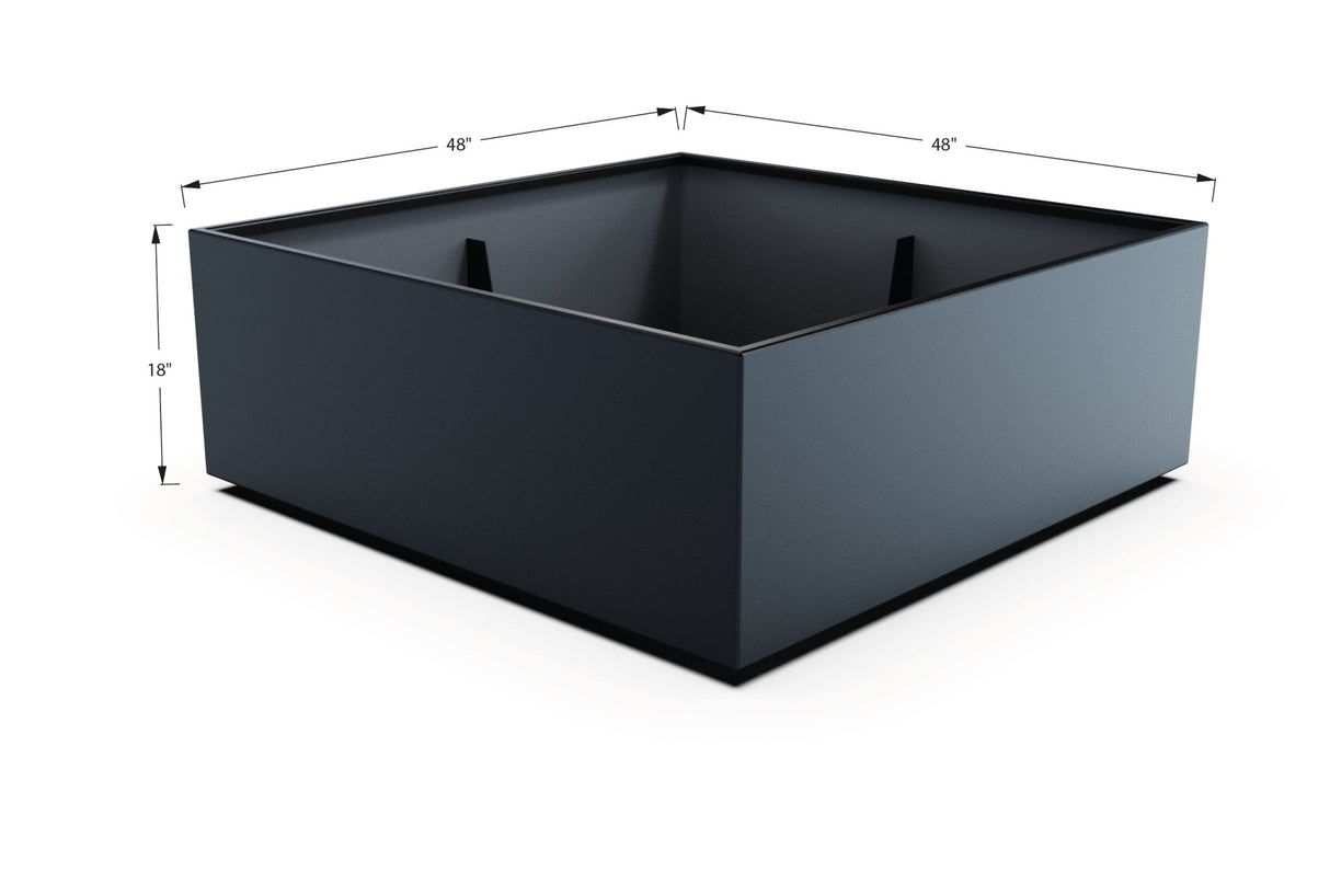 Aluminum Square & Cube Planter - Plantercraft