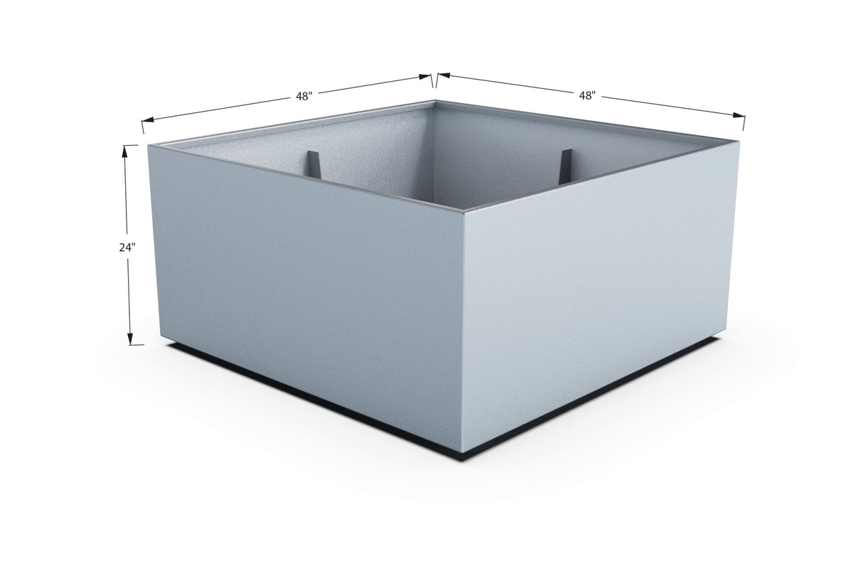 Aluminum Square & Cube Planter - Plantercraft