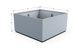 Aluminum Square & Cube Planter - Plantercraft