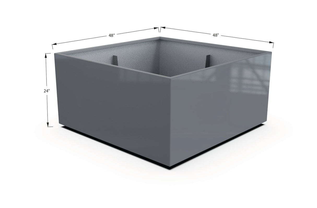 Aluminum Square & Cube Planter - Plantercraft