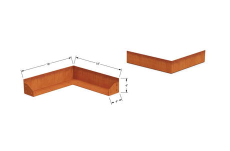Corten Steel Corner Edging - Plantercraft