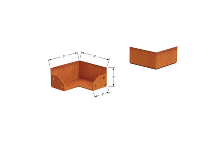 Corten Steel Corner Edging - Plantercraft