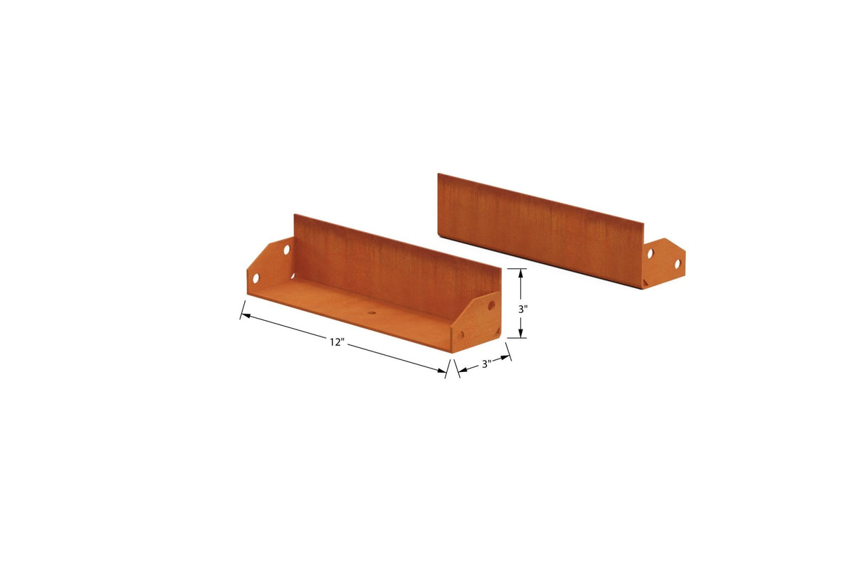 High Corten Steel Straight Edging - Plantercraft